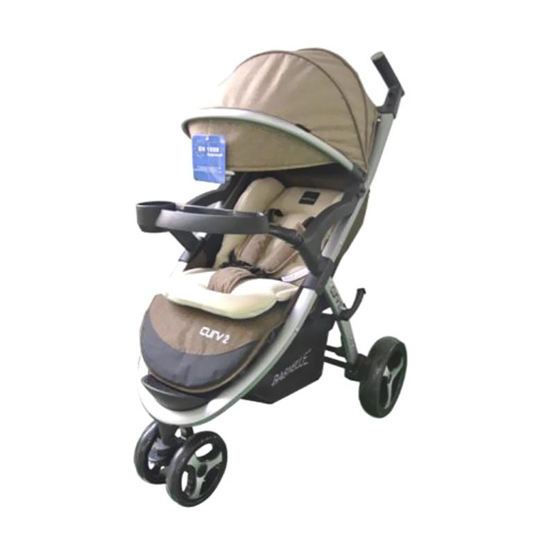 beige stroller