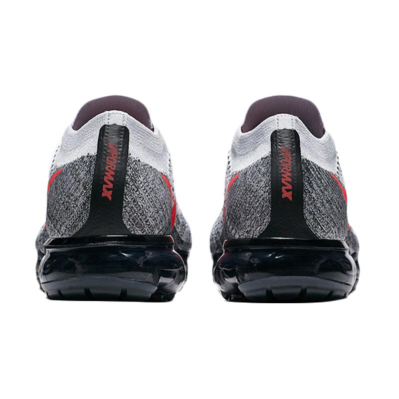 nike air vapormax grey red