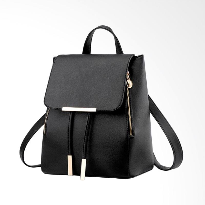 leather school backpack
