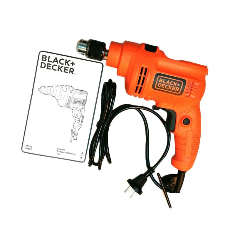 Jual BLACK DECKER Impact TP555 Hammer Drill Mesin Bor Tembok 10