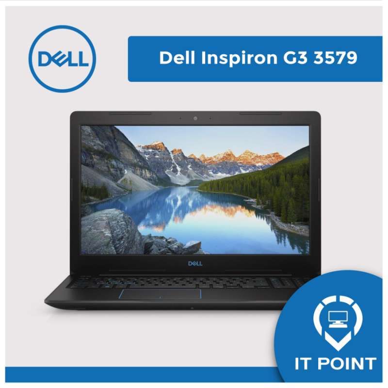 DELL INSPIRON G3-3579 I5-8300H 4GB 128GB+1TB GTX1050Ti W10 BLACK