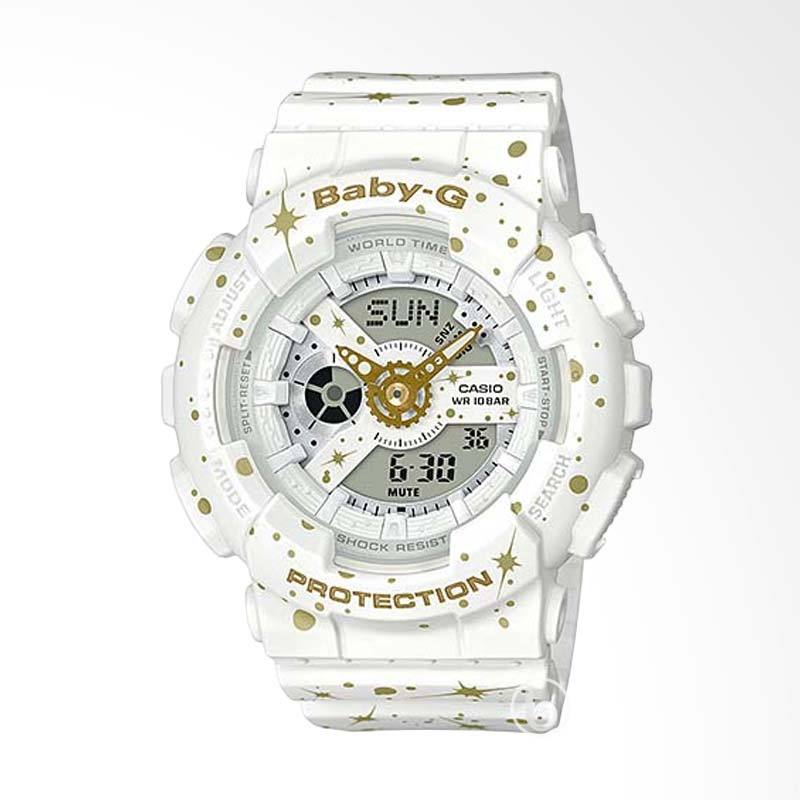 CASIO Baby-G BA-110ST-7A Twinkling Stars Limited Edition Jam Tangan Wanita  White