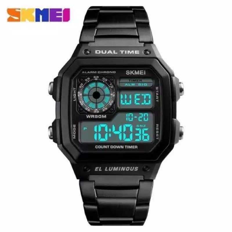 Promo New Jam Tangan Pria Skmei 1335 Jam Digital Diskon 8 Di Seller Natshar Limo Kota Depok Blibli