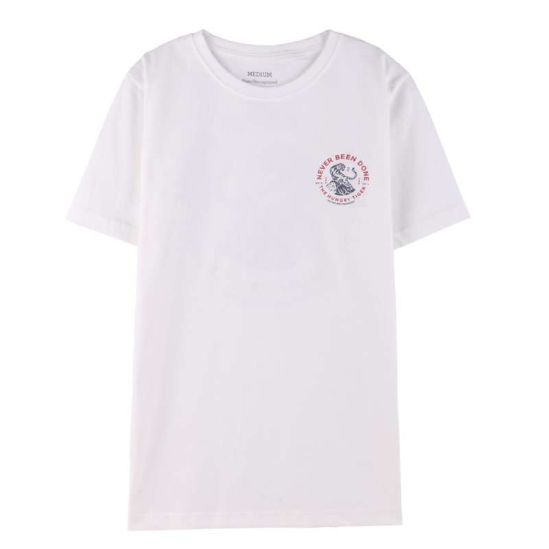 Promo RVWR T-Shirt Hungry Tiger White 