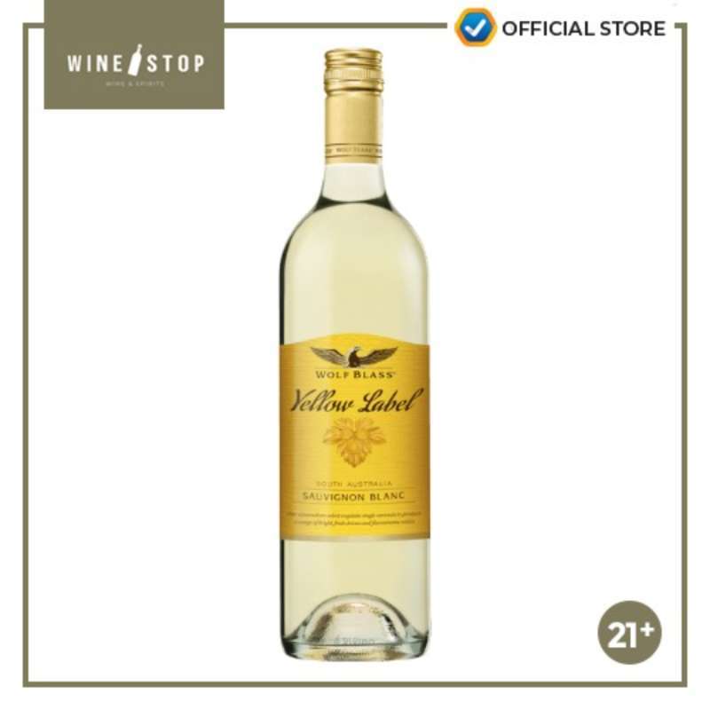 Wine yellow label