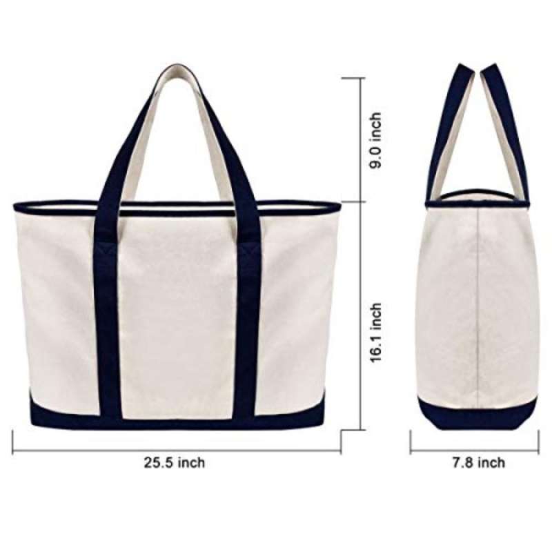 Extra Large Canvas Tote Bag Heavy Duty 