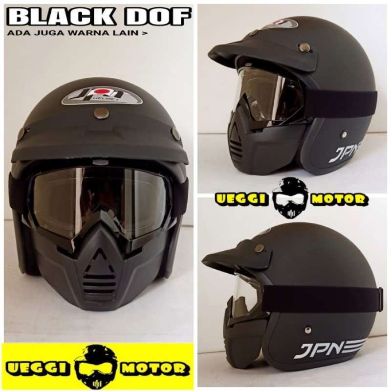 Helm Retro jap style Google mask osbe 