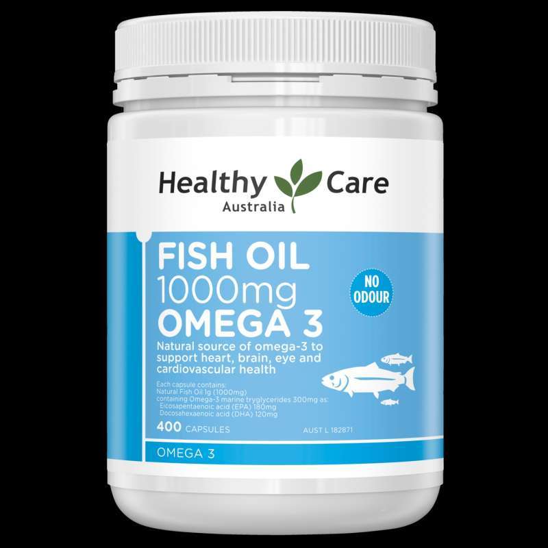 Healthy care fish top oil 1000mg 400 capsules