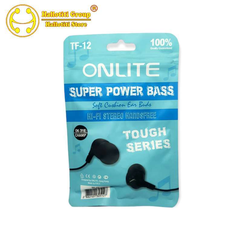 Jual Headset Onlite Tf 12 Headphone Earphone With Microphone In ear Full Bass Hitam Di Seller Hallotiti Dawuan Tengah Kab. Karawang Blibli