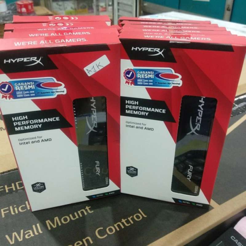Promo Kingston HyperX Fury Black DDR4 