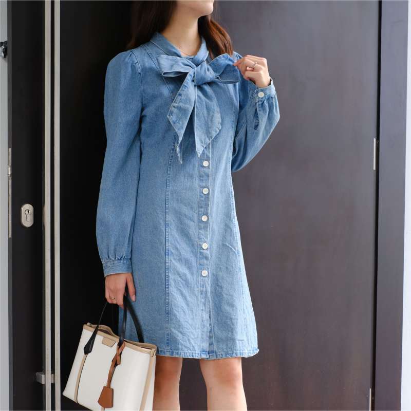 MICHIRU - Aiko casual denim jeans dress 