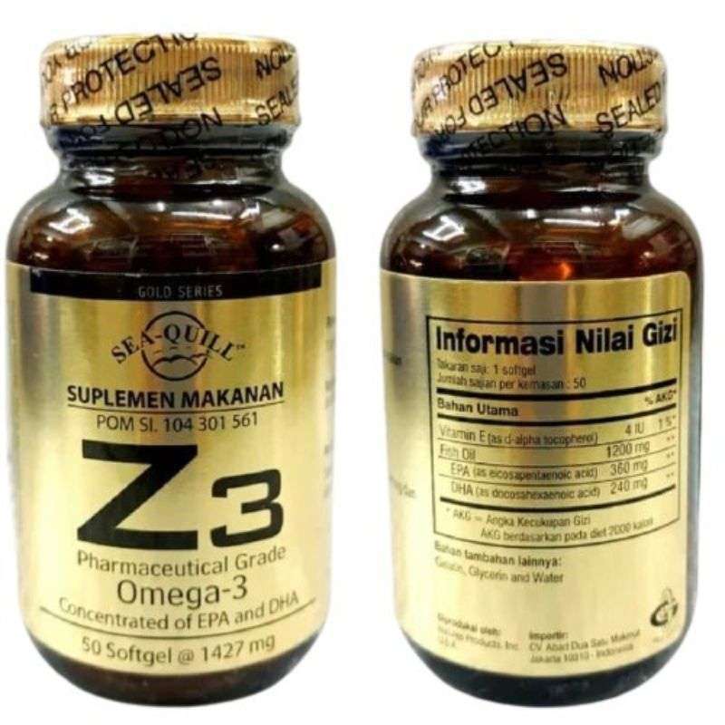 Sea-Quill Z3 Omega-3 isi 50`S Kapsul 