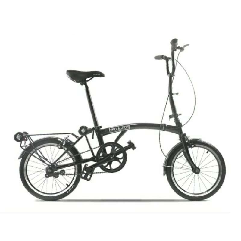 Jual Pro Action Folding Bike Sepeda Lipat Like Brompton Trifold di