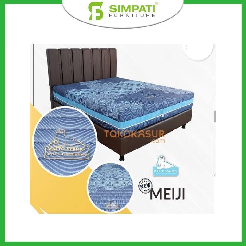 Promo Matto Mejji Kasur Springbed White [khusus Jabodetabek