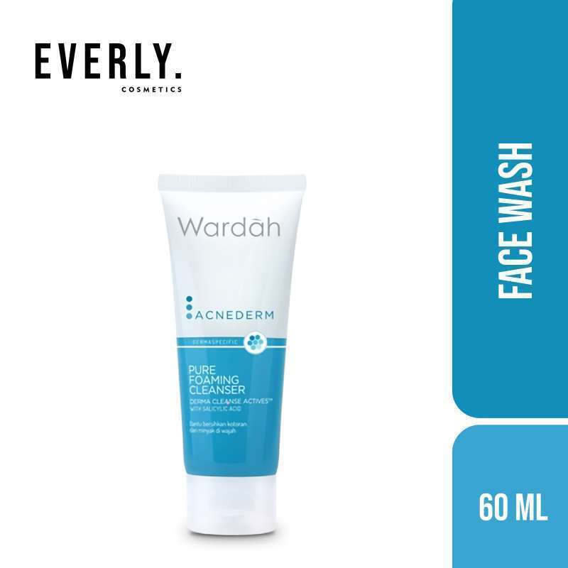 Wardah acnederm pure sales foaming cleanser