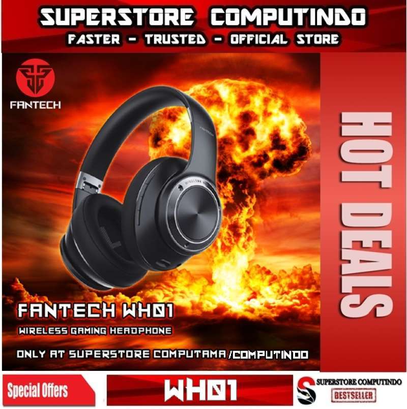 Promo FANTECH WH01 Wireless Bluetooth 