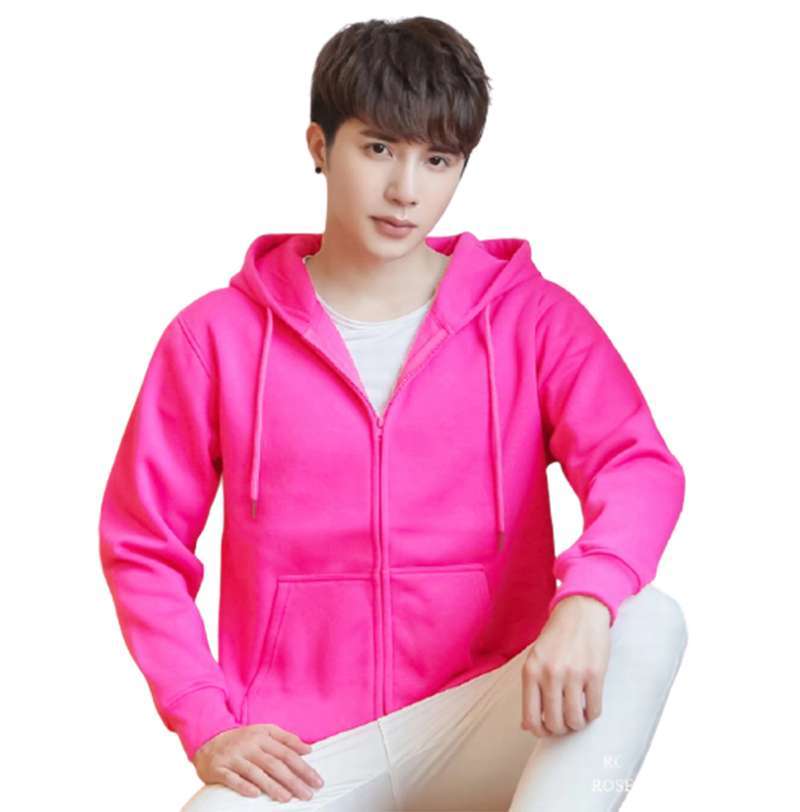 Promo Jaket Hoodie Pria Polos Zipper Korea Style Outer Jacket