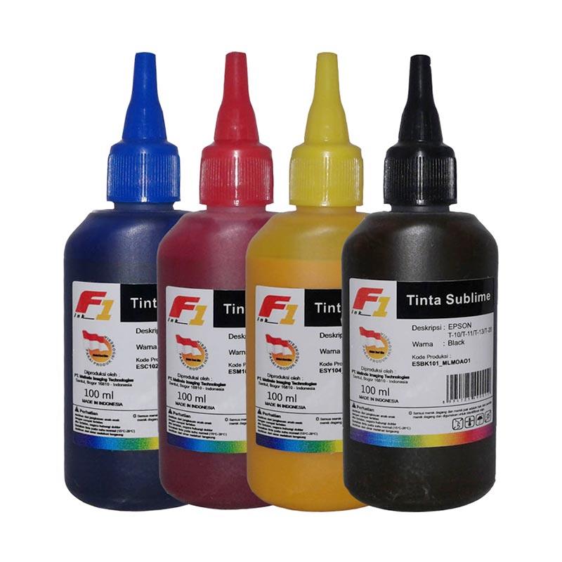 Jual F1 Cmyk Ink Sublime Tinta Printer For Epson 100 Ml Online September 2020 Blibli Com