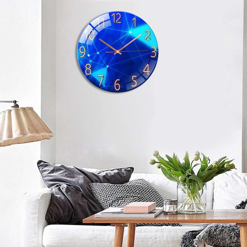 Desk clock Used for living room decoration Mantle clock with pendulum Mantel clock Modern silent mantel clock Desktop 