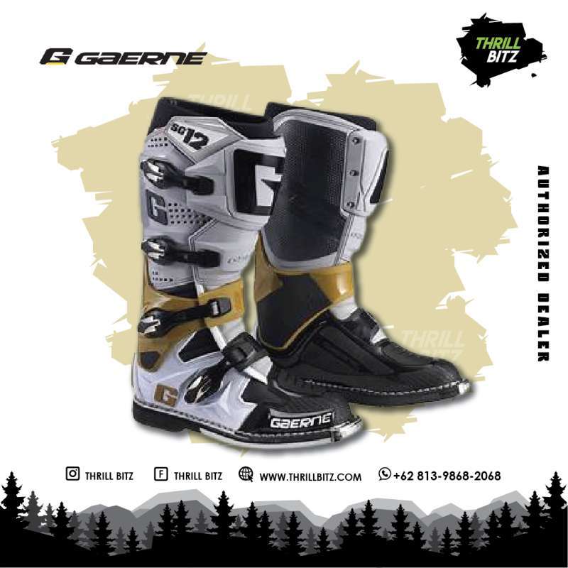 Jual Sepatu Gaerne SG12 Boots - Grey 