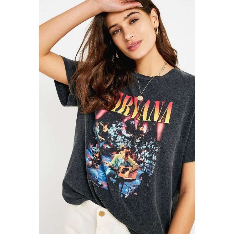 Promo T SHIRT NIRVANA LIVE AT 