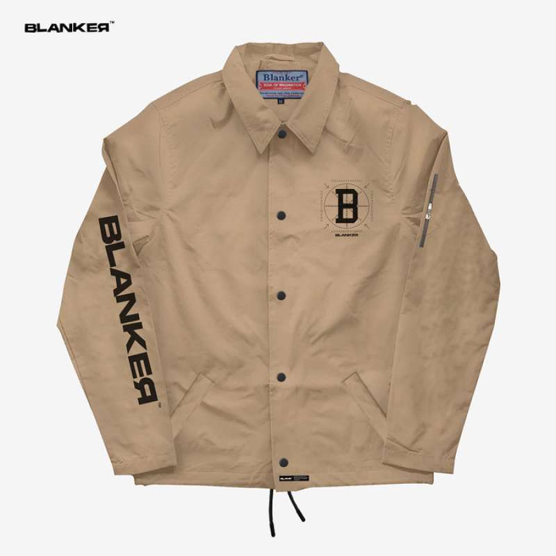 Jaket coach cream Clearance