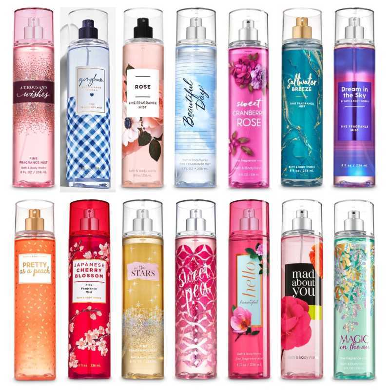 Body mist bath and body works paling wangi best sale