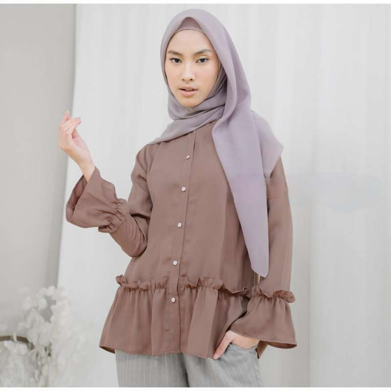 Promo Baju Atasan Blouse Wanita Muslim Fashion Erina di Seller Aulia.id -  Kab. Tasikmalaya, Jawa Barat | Blibli