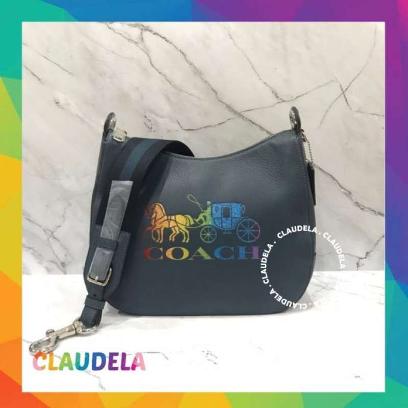 Coach leather discount jes hobo