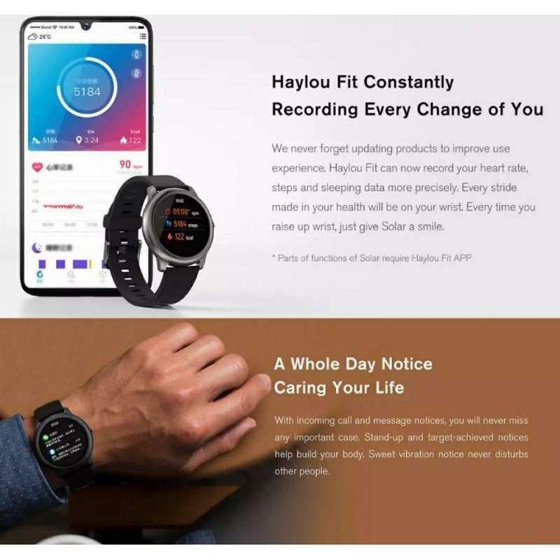 Jual Xiaomi Haylou Solar LS05 Smart Watch IP68 - GLOBAL SMARTWATCH Touch  Screen Garansi Resmi di Seller QUEEN id Official Store - Kab. Tangerang,  Banten | Blibli