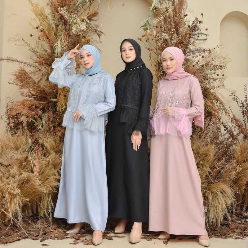Jual Baju Gamis Pesta Muslim Balqisa Dress Fashion Wanita Di Seller Aulia.id Sukasukur Kab. Tasikmalaya Blibli