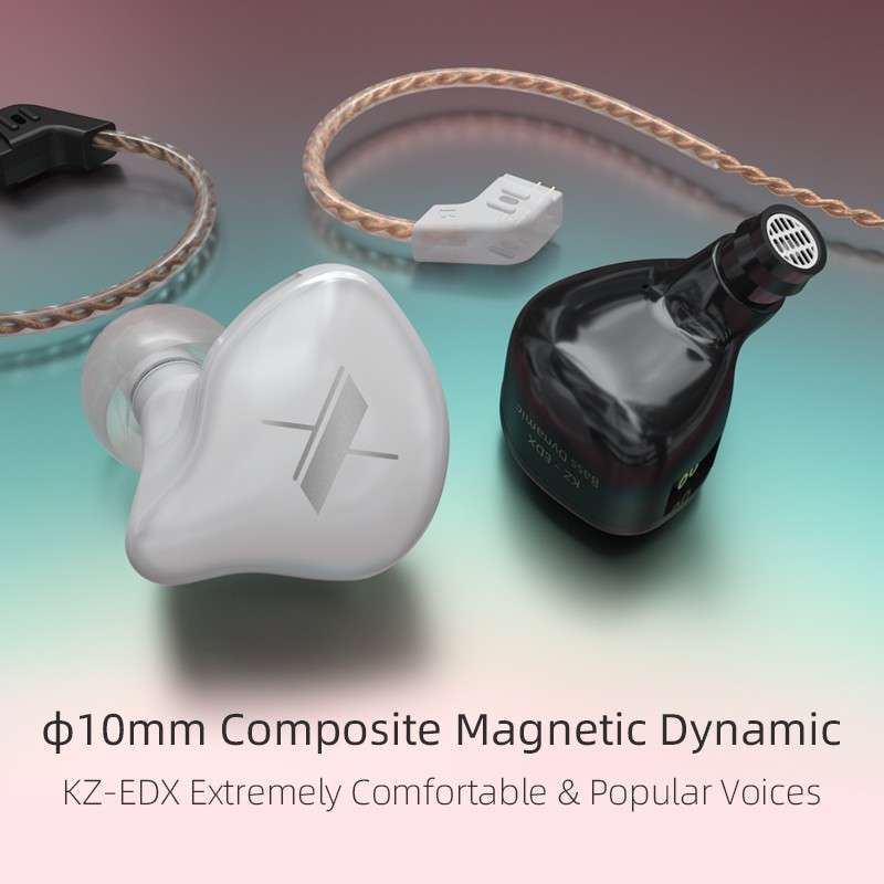 Promo KZ EDX Earphones Dynamic HIFI 