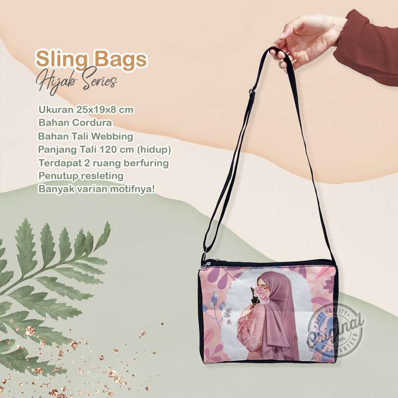 Panjang tali sling sale bag