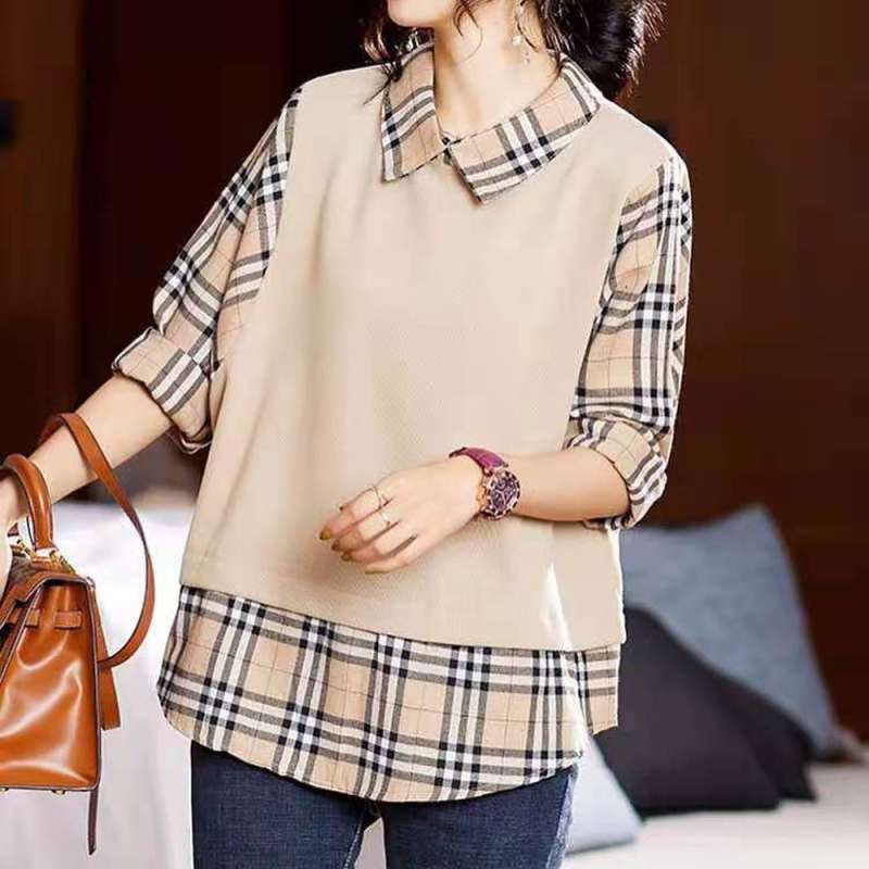 Blouse flanel on sale