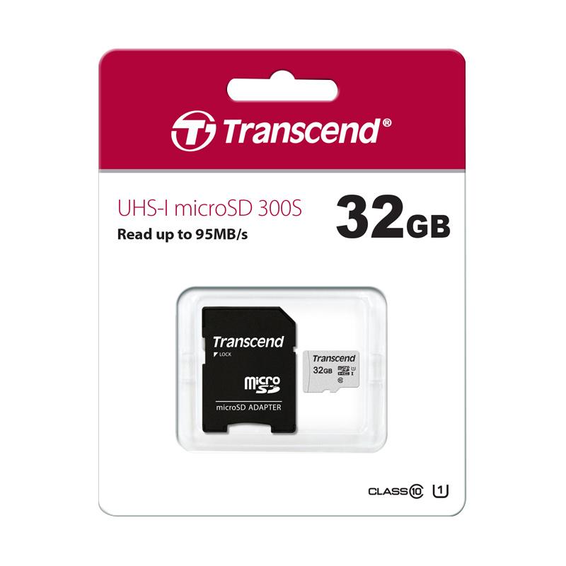 Jual Transcend Microsd 300s A 32gb With Sd Card Adapter Murah Juni 2020 Blibli Com