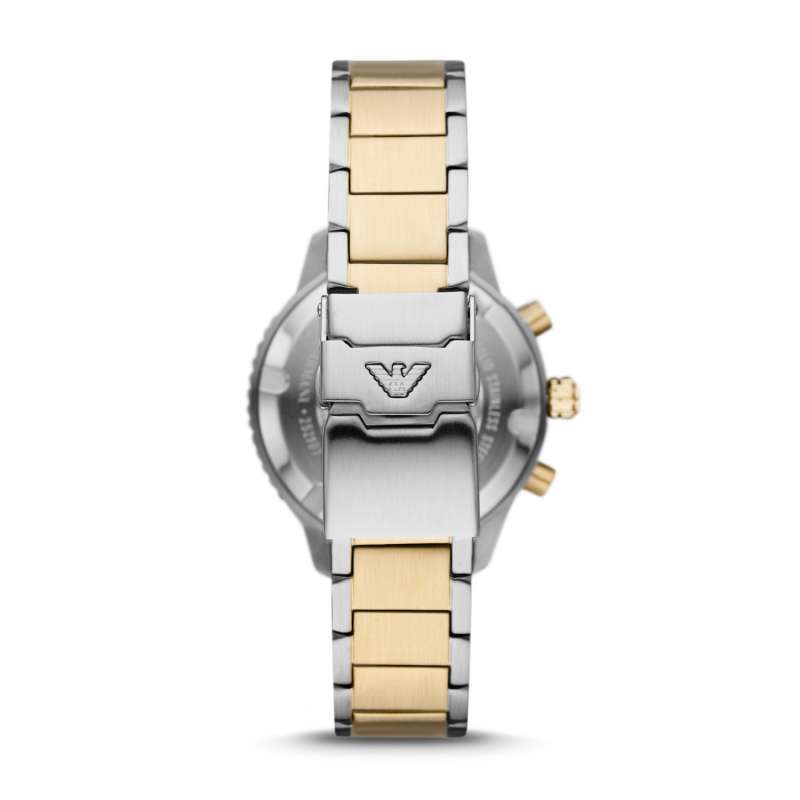 Jual Emporio Armani Diver Chronograph Two-Tone Stainless Steel Watch  AR11362 di Seller Urban Icon Official Store - Kota Jakarta Selatan, DKI  Jakarta | Blibli