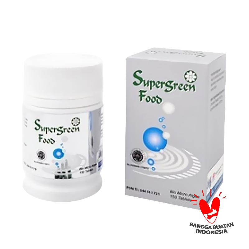 Jual Kk Spirulina Chlorella Supergreen Food Suplemen Kesehatan 150 Tablet Online Oktober 2020 Blibli Com