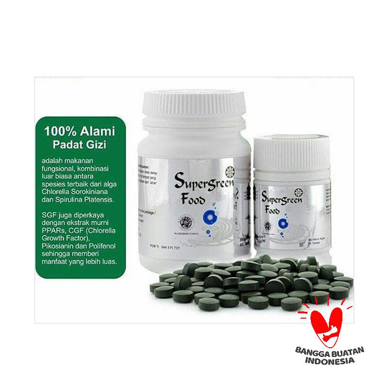 Jual Kk Spirulina Chlorella Supergreen Food Suplemen Kesehatan 150 Tablet Online Desember 2020 Blibli