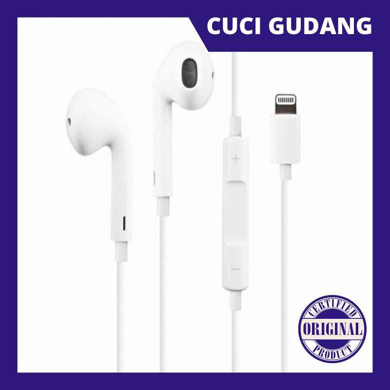 Jual EarPods Apple with Lightning 