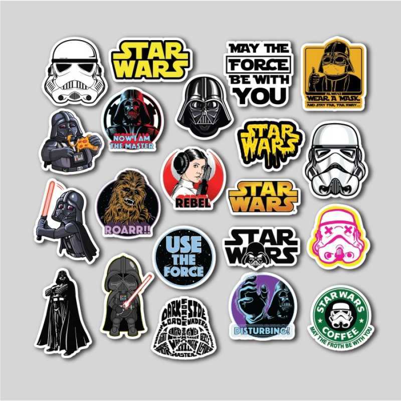 Jual Sticker Pack Star Wars Stiker Tumbler Laptop Sticker