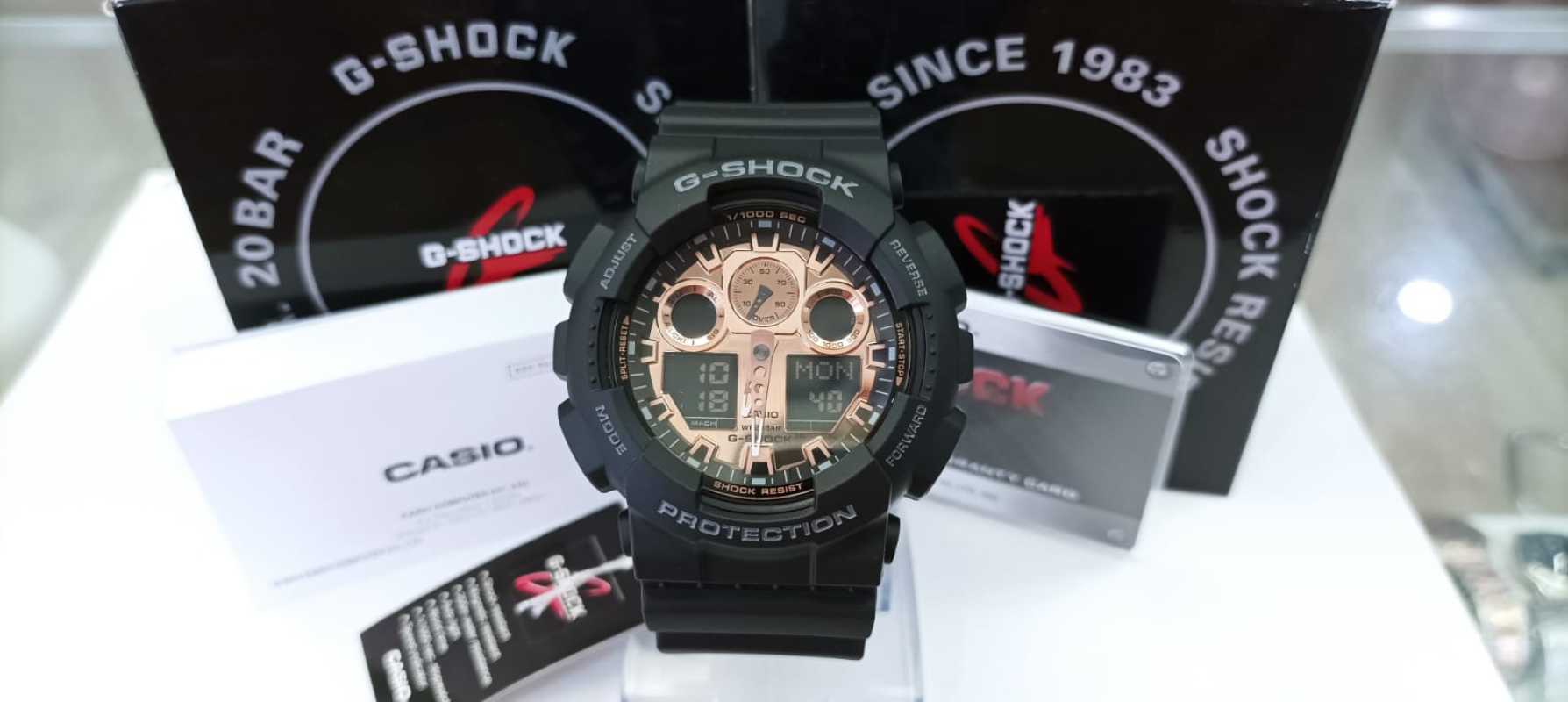 Promo JAM TANGAN PRIA CASIO G Shock GA 100MMC 1ADR ORIGINAL Diskon