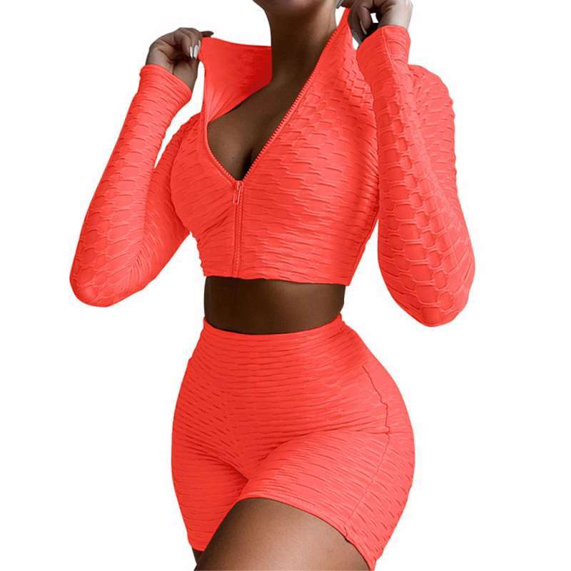 Workout Suit Knitting Yoga Clothes 