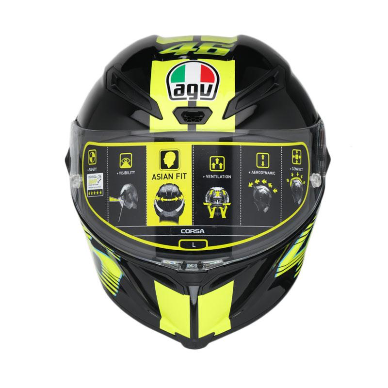 Jual AGV Corsa VR46 Helm Full Face - Black Yellow di Seller Indo Helmet  Gallery - Kota Jakarta Barat, DKI Jakarta | Blibli