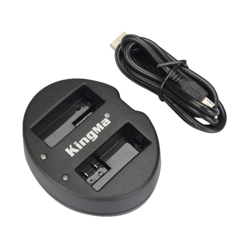 kingma 2 slot battery usb charger for canon lp e8 eos