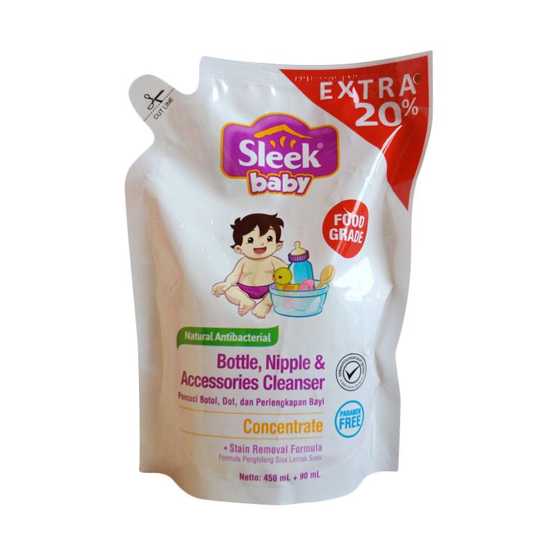 Sleek Baby Bottle Nipple Accecories Cleanser 450 Ml90ml