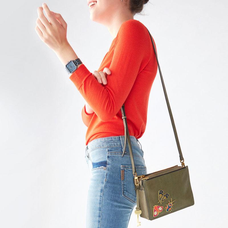 fossil campbell sling bag