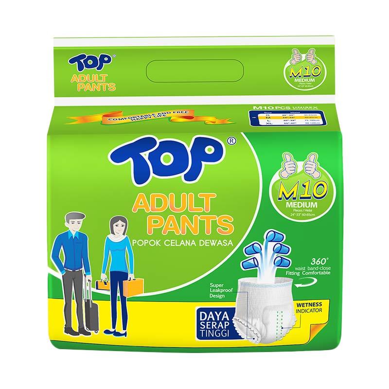 Jual Top Adult Pants Popok Dewasa Size M 10 Pcs Online November 2020 Blibli