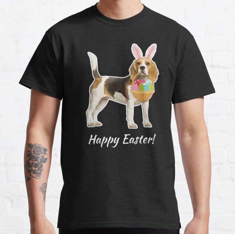 Promo Kaos Pria Wanita Easter Beagle 