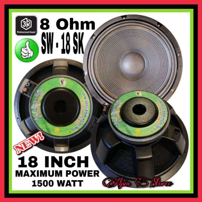 Speaker 18 inch 1500 watt sales