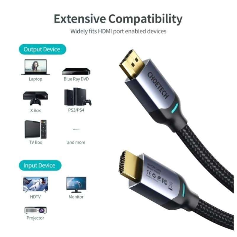 Jual Jual Choetech Kabel Hdmi Arc 2.1 